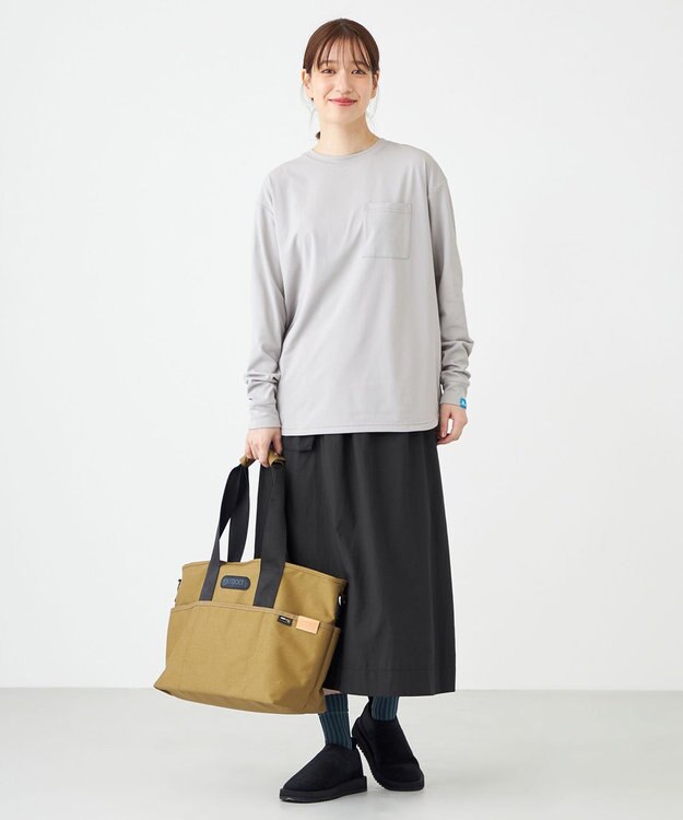 SHARE PARK LADIES 【UNISEX】UVカット アートコラボロングTシャツ〈Hammock〉（S・Mサイズ） グレー