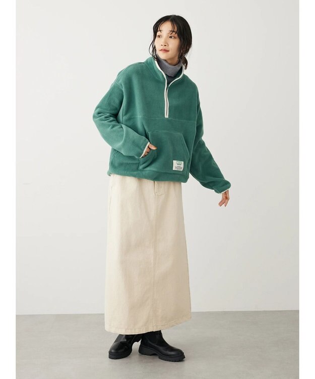 CRAFT STANDARD BOUTIQUE リブタートルネックニットプルオーバー Gray Mixture