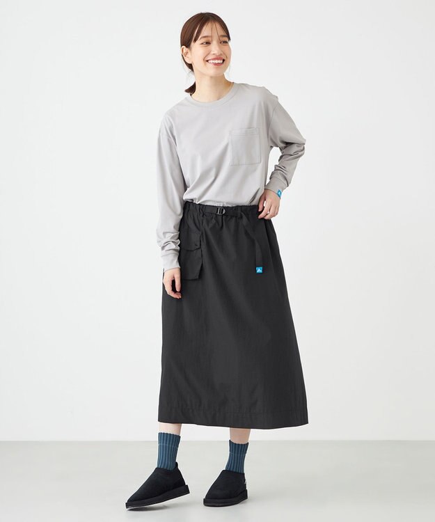 SHARE PARK LADIES 【UNISEX】UVカット アートコラボロングTシャツ〈Hammock〉（S・Mサイズ） グレー