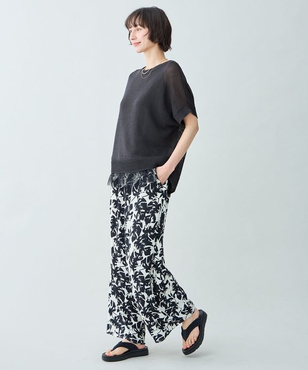 ANY ライトブッチャーリラックスパンツ エクリュ系