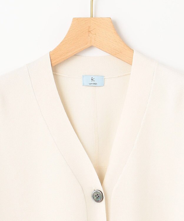 組曲 【WEB限定】ELENAオーバーニットカーディガン アイボリー系