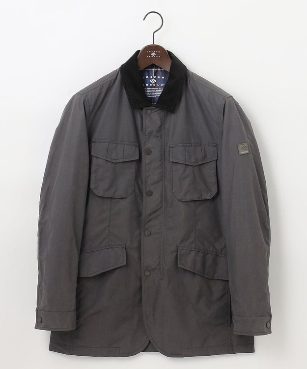 JOSEPH ABBOUD 【軽量】ワックスクロス ブルゾン グレー系