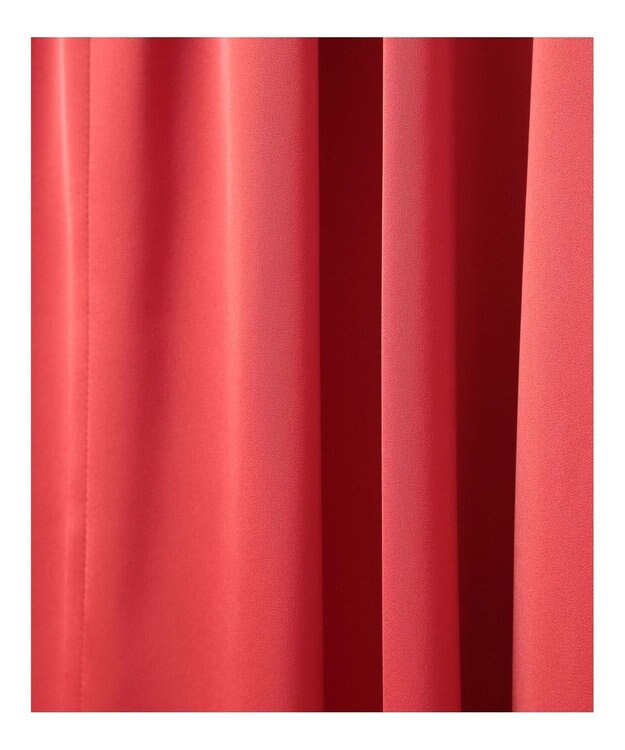 YECCA VECCA サテンタックワイドパンツ Red