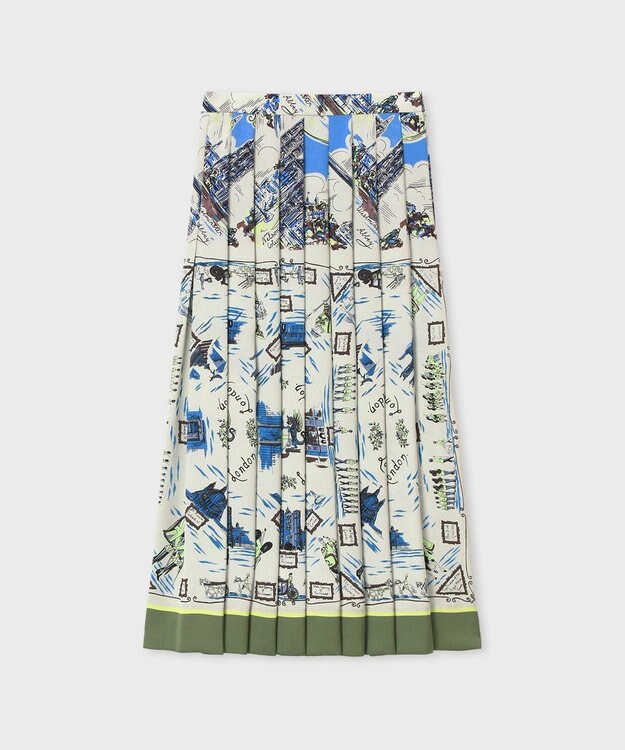 Paul Smith London Scarf タックスカート ライトベージュ