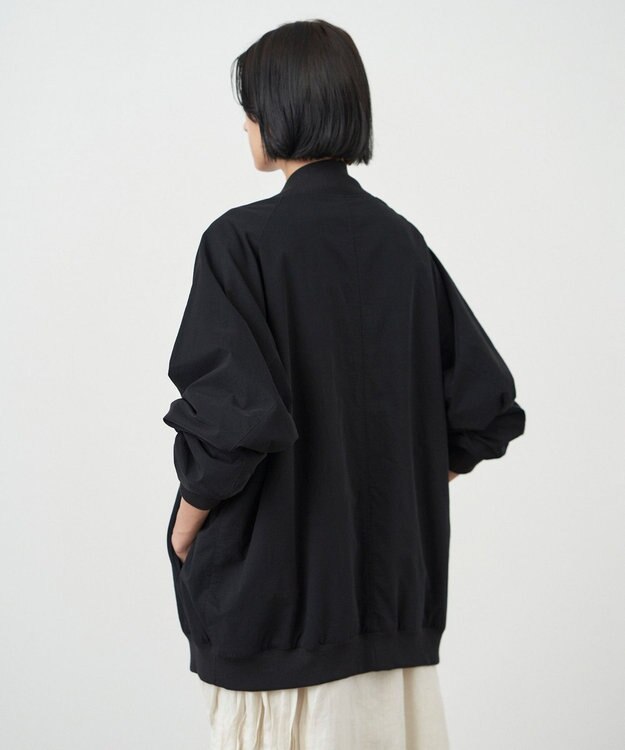ATON STRETCH WOOLY NYLON | フライトジャケット - UNISEX BLACK