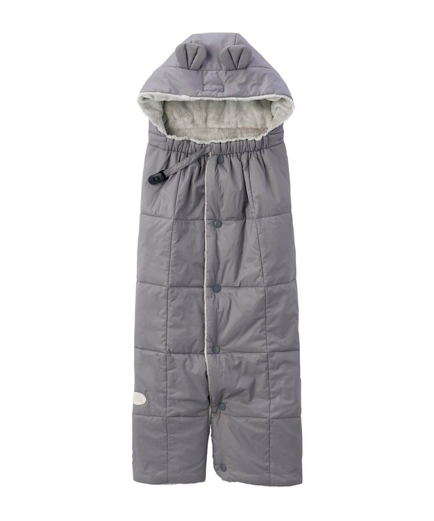 MIKI HOUSE HOT BISCUITS 【ミキハウス】 キャリーケープ グレー