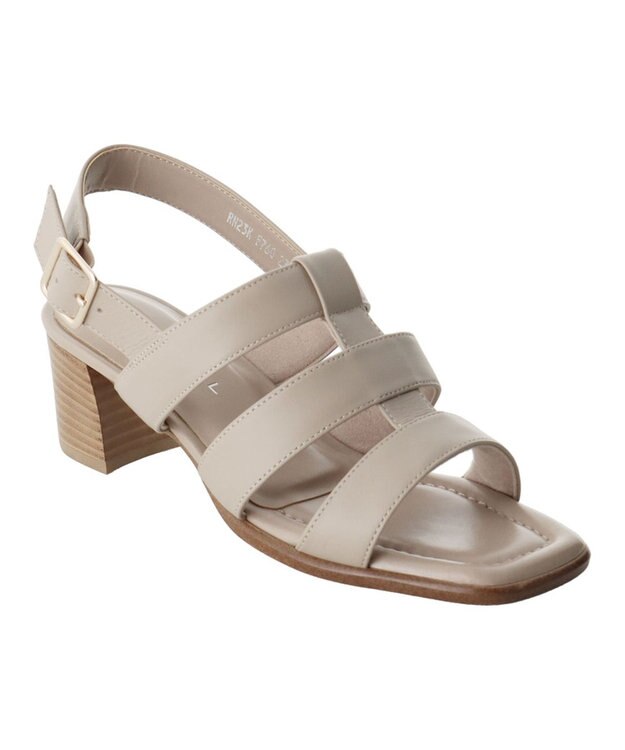 REGAL FOOT COMMUNITY 【リーガルレディース】F76Q スクエア　グルカサンダル サンダル オーク