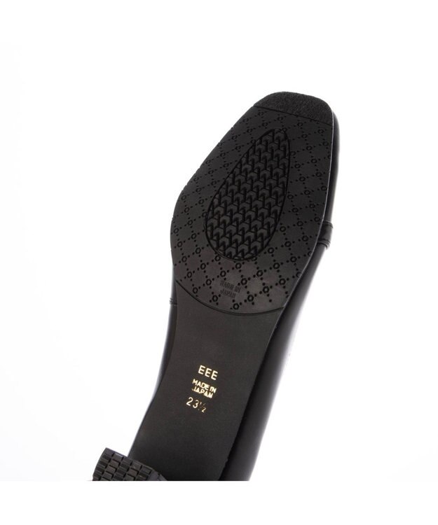 ing <ing>【WEB限定】ヒールアップビットローファー ブラック