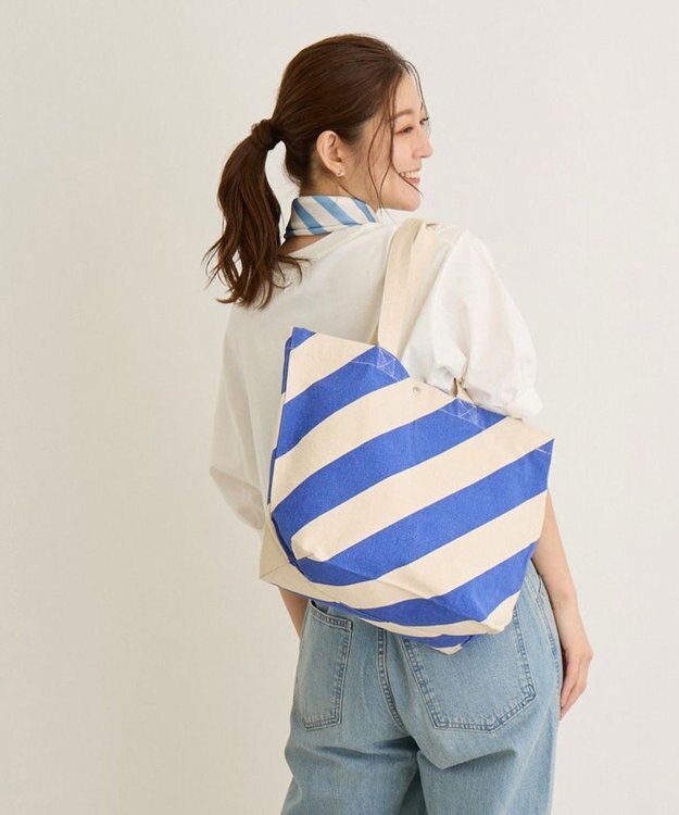 ROOTOTE 1100【A4サイズ収納】EU.ミディアム.キャンバス-A 02：ブルー