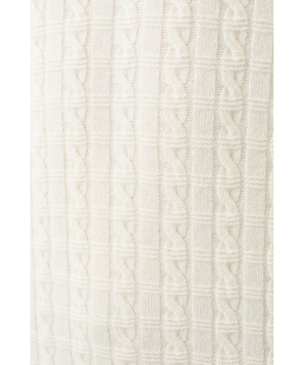 DAKS ケーブルガータータートルネックセーター オフホワイト