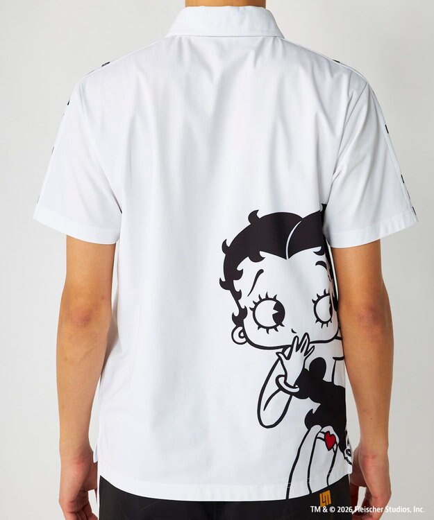 FILA GOLF／marie claire 【LOUDMOUTH×Betty Boop™】 メンズ ポロシャツ White
