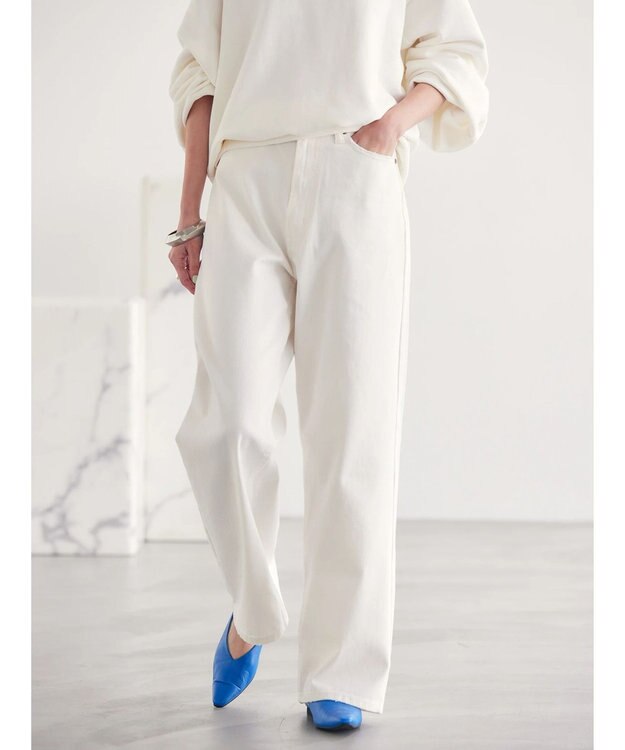 AMERICAN HOLIC ワイドデニム White