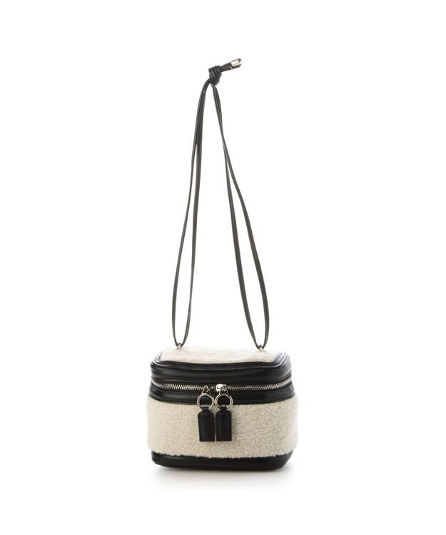 UNBILLION カカトゥ kakatoo / ボアバニティボックスショルダー ブラック