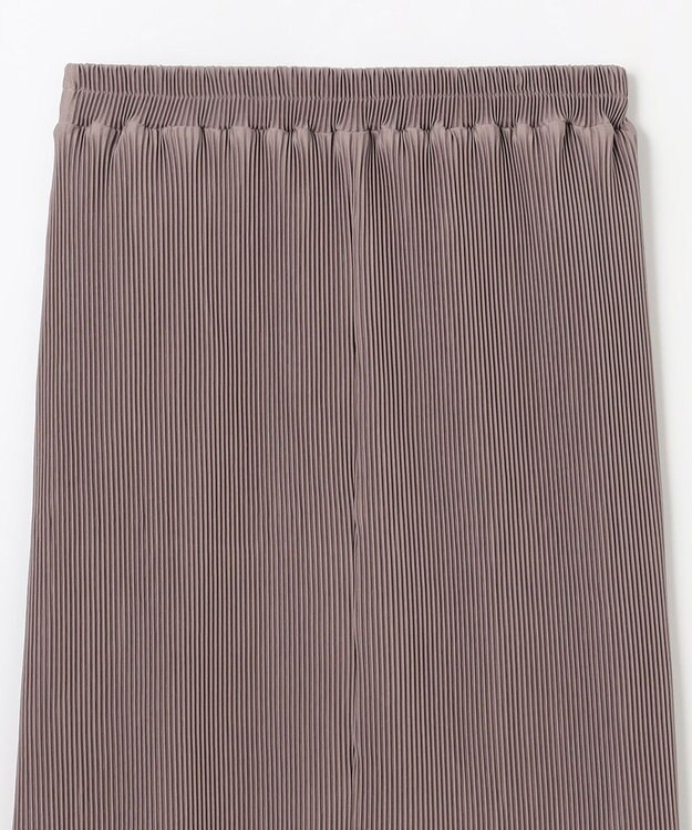 ANY 【洗濯機可】プリーツジャージタイトスカート モカ