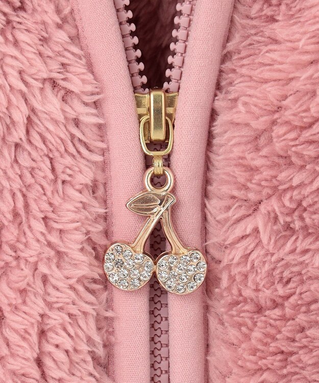 ANY KIDS ネコポケットボアブルゾン ピンク