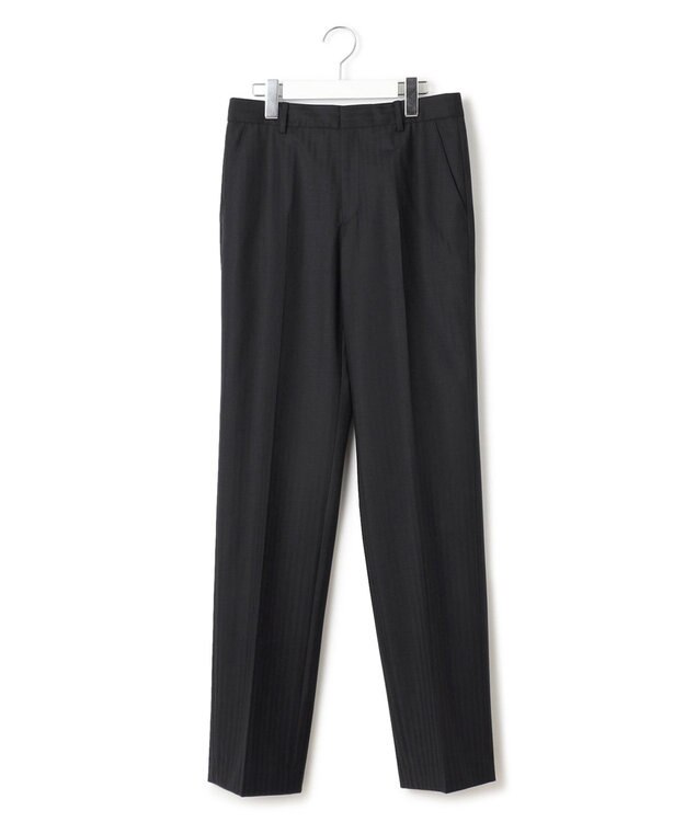 23区 【セットアップ対応/新色追加】ラフィーネウール フルレングスパンツ ネイビーストライプ