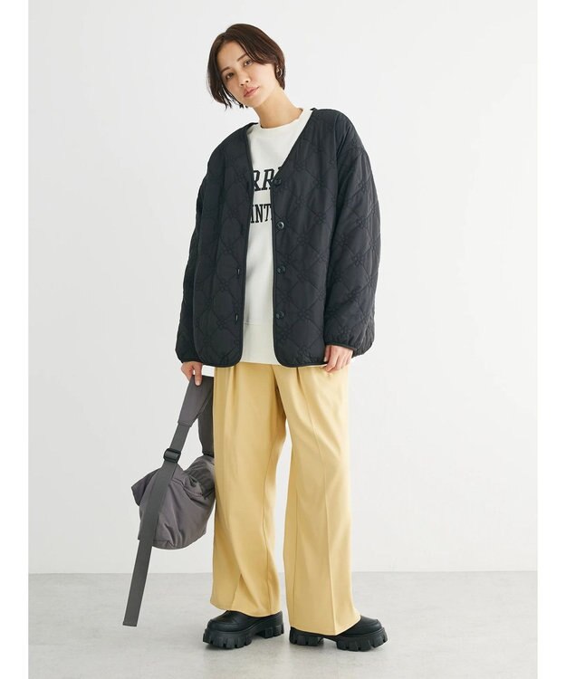 Green Parks 裏起毛ロゴプルオーバー Off White