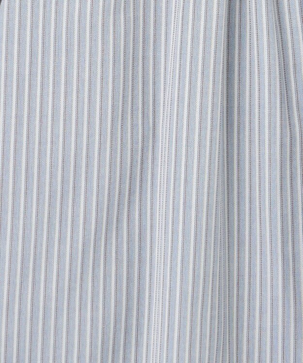 J.PRESS LADIES プロビスストライプ＆チェック カットソー サックスストライプ系