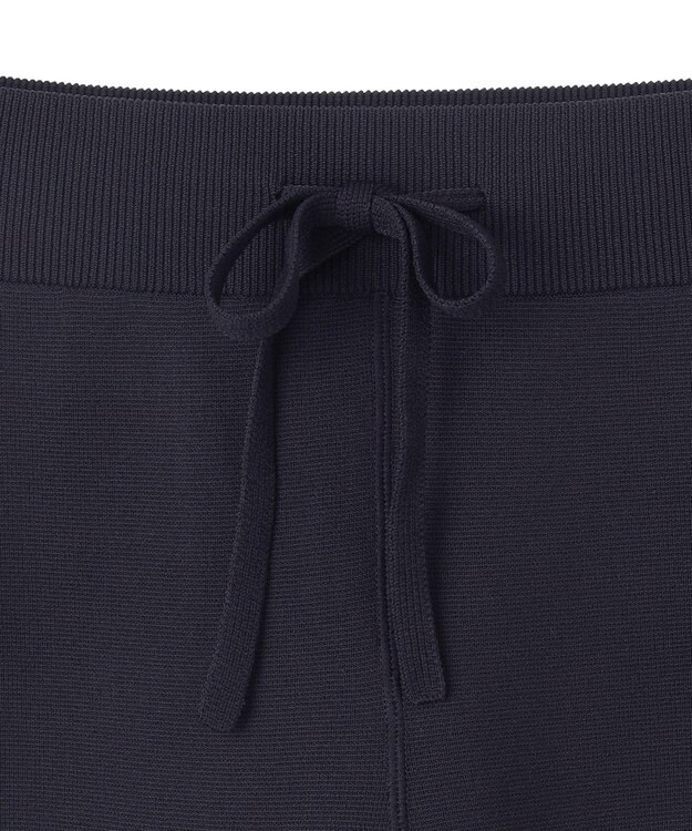 UNFILO MENS スマートニット パンツ ネイビー