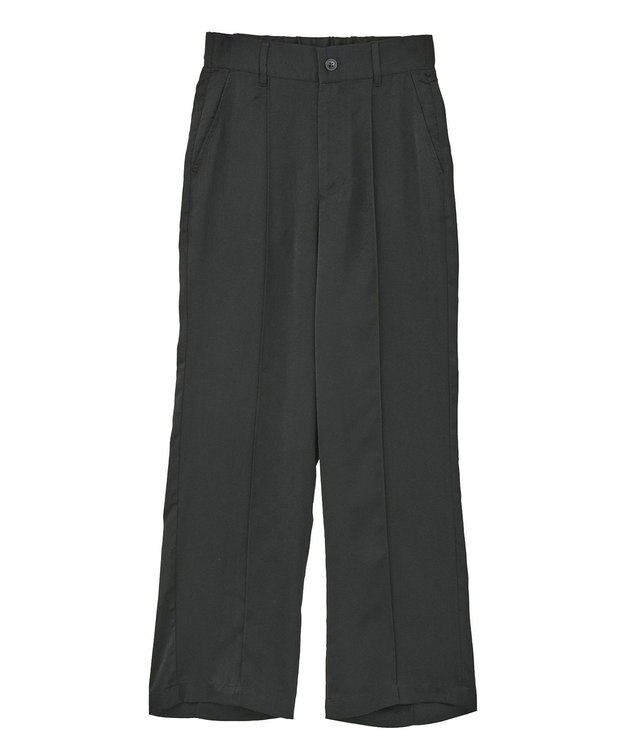 CRAFT STANDARD BOUTIQUE センタープレスストレートパンツ Black