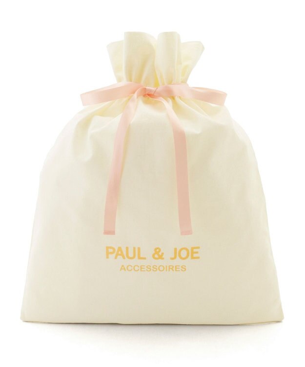 MOONBAT 【WEB限定ラッピング袋付】PAUL & JOE ACCESSOIRES フェイクファービッグリボンマフラー ピンク