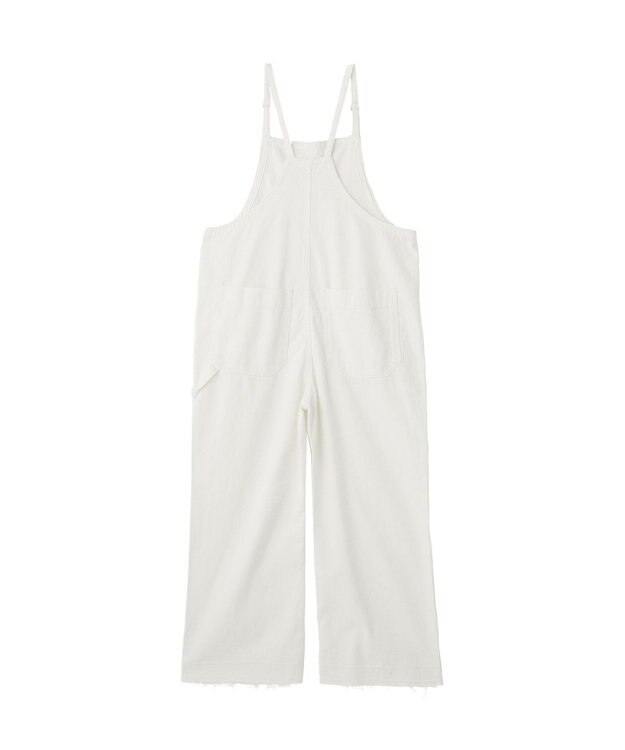 YECCA VECCA 綿麻ツイルサロペット Off White