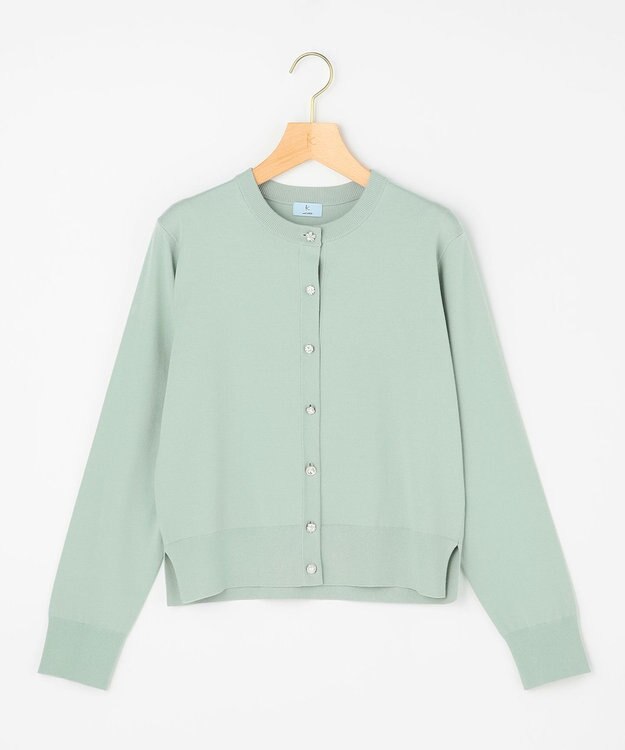 組曲 【先行予約】アトランダムビジューボタンカーディガン ミントグリーン系