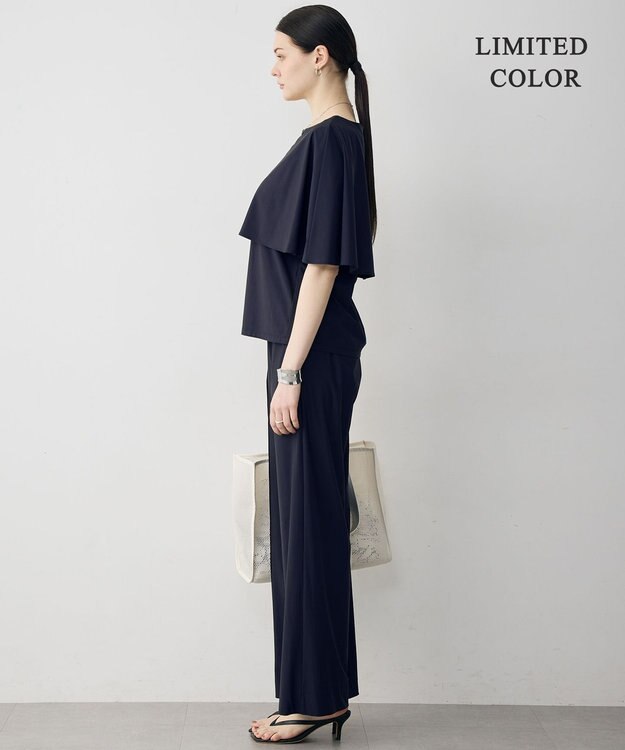 ICB 【先行予約・WEB限定カラーあり】マットスキューバ ケープデザインカットソー ネイビー［WEB限定］