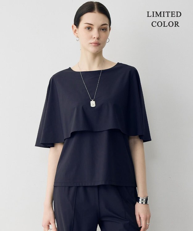 ICB 【先行予約・WEB限定カラーあり】マットスキューバ ケープデザインカットソー ネイビー［WEB限定］