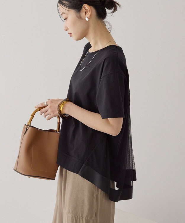 AMERICAN HOLIC バックチュールレイヤードカットプルオーバー Black