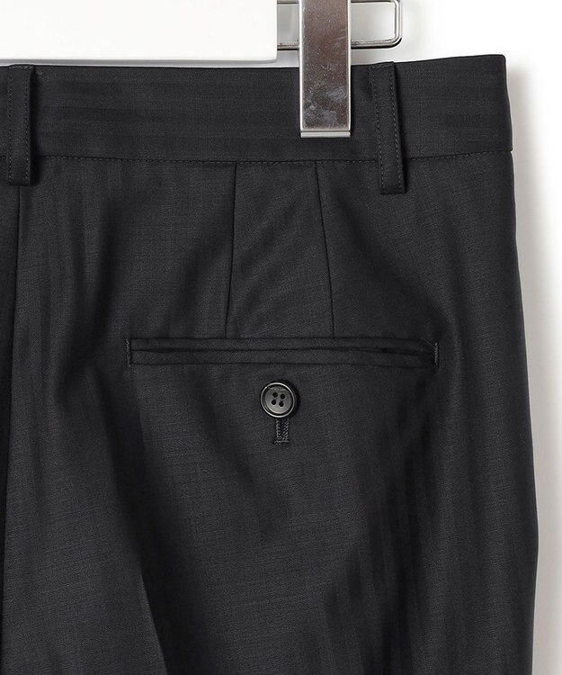 23区 【セットアップ対応/新色追加】ラフィーネウール フルレングスパンツ ネイビーストライプ