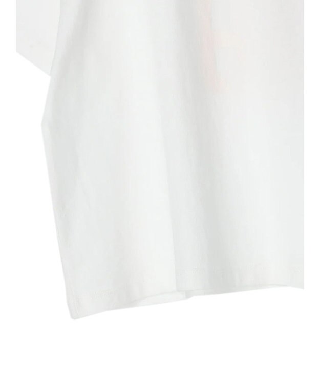 earth music&ecology Ｌｅｅ×ｅ．ｍ．ａ．ｅ　ＢＡＣＫ　ＰＲＩＮＴ　ＴＥＥ Off White