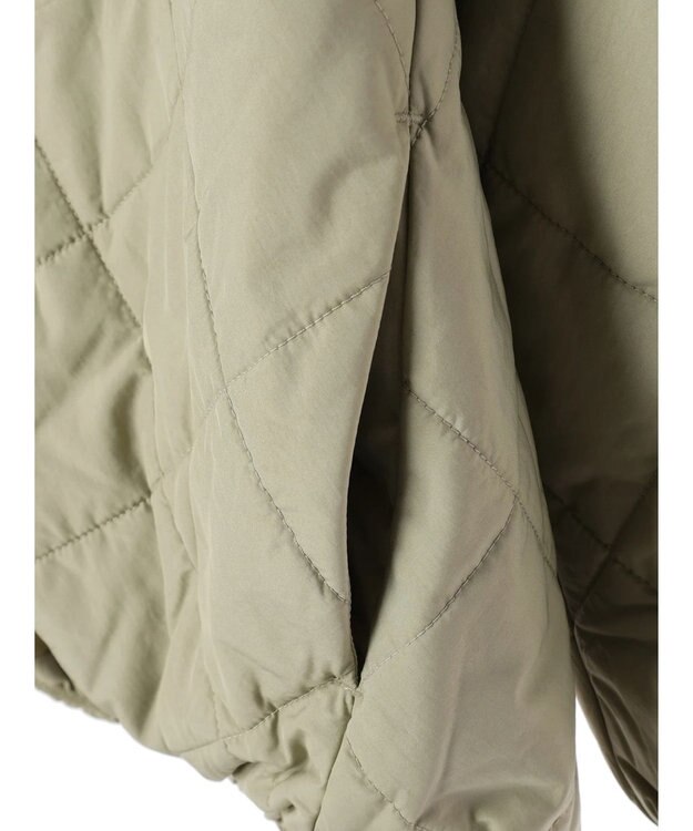 AMERICAN HOLIC キルポカスクエアステッチキルトコート Beige