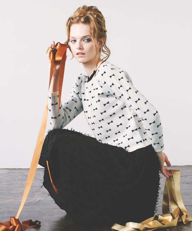 TOCCA 【洗える！】BOWTIFUL KNIT ニット アイボリー系