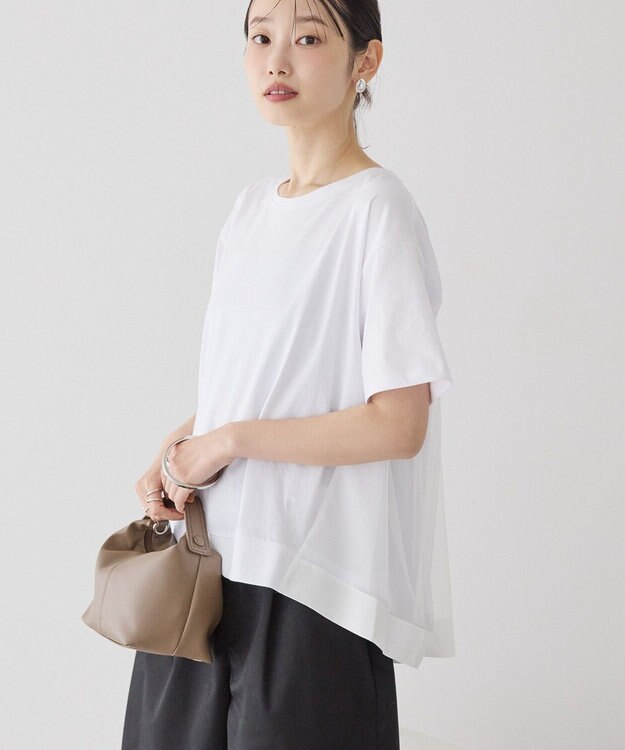 AMERICAN HOLIC バックチュールレイヤードカットプルオーバー Ivory