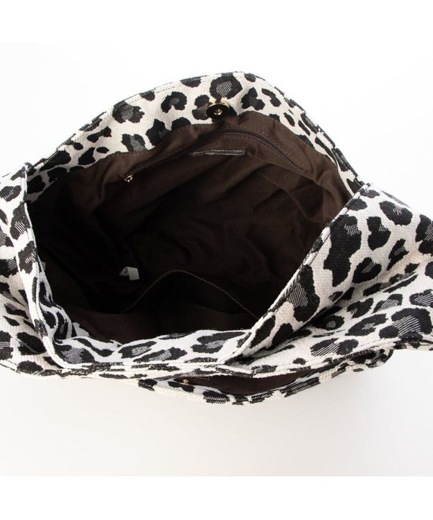 UNBILLION カシュカシュ cache cache / フラワー＆アニマル柄ワンハンドルバッグ レオ