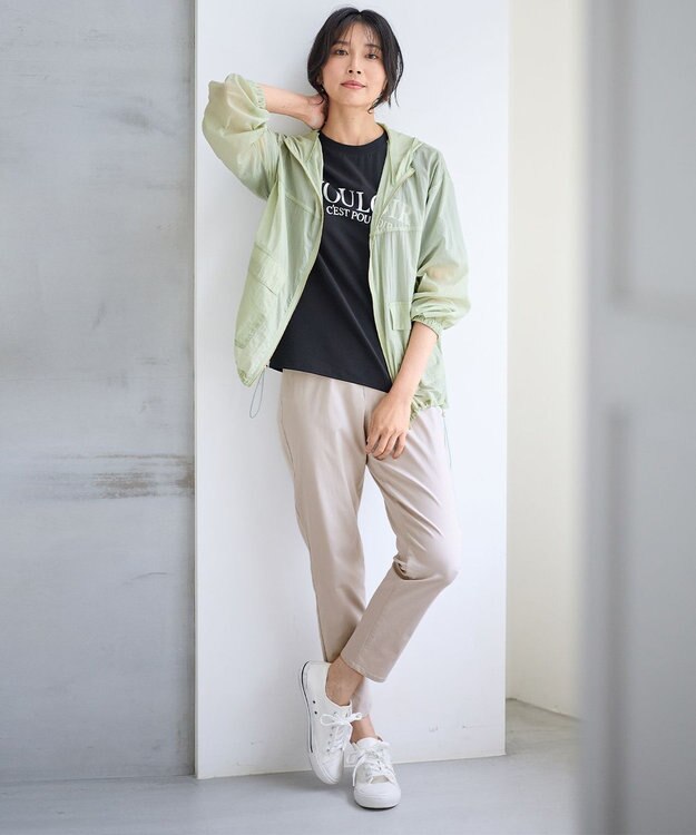 ANY 【大好評につき新色登場！/ストレッチ】大人の7daysデイリーパンツ ライトグレー