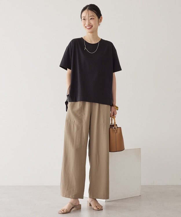 AMERICAN HOLIC バックチュールレイヤードカットプルオーバー Black