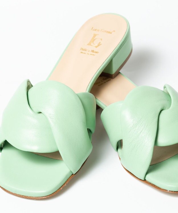 BONTRE 【LucaGrossi/ルカグロッシ】ウェービングサンダル ライトグリーン