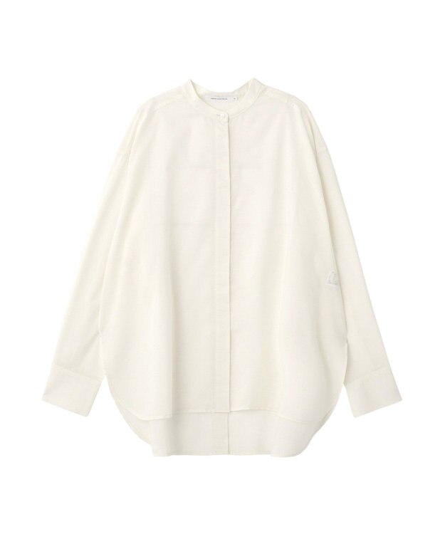 AMERICAN HOLIC リネンライクバンドカラーシャツ Ivory