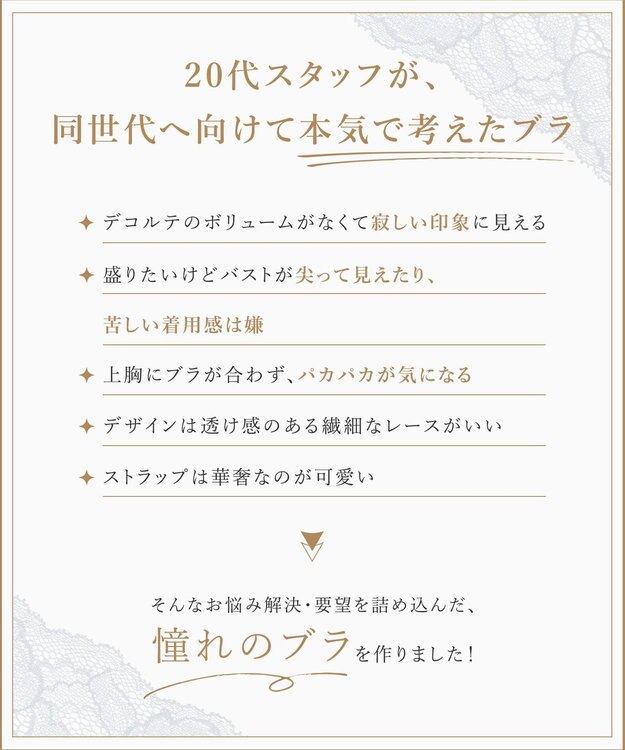 Wing ブラジャー 立体感のあるバストをメイク ふっくらデコルテ きれいな谷間 ブラのズレ・浮きを軽減 【ハイライトブラ】 ブラ CB4001 ウイング／ワコール ブラック