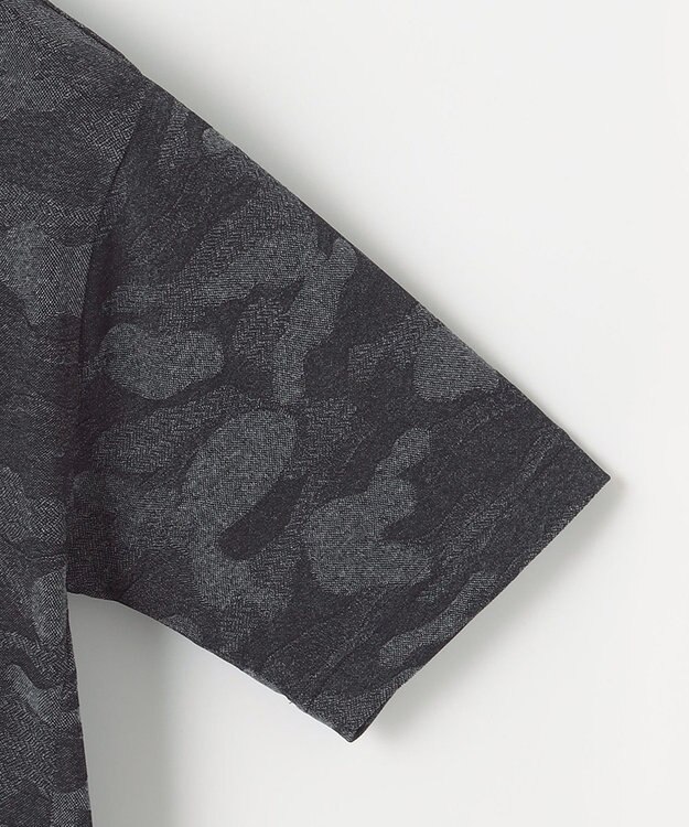 JOSEPH ABBOUD MOUNTAIN 【UNISEX】ドライタッチ クールスキンガードポロ ブラック系7