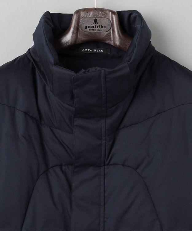 GOTAIRIKU WEB限定【仕事で着られる】ドレスダウンコート_ストレッチツイル_25年新作 ネイビー系