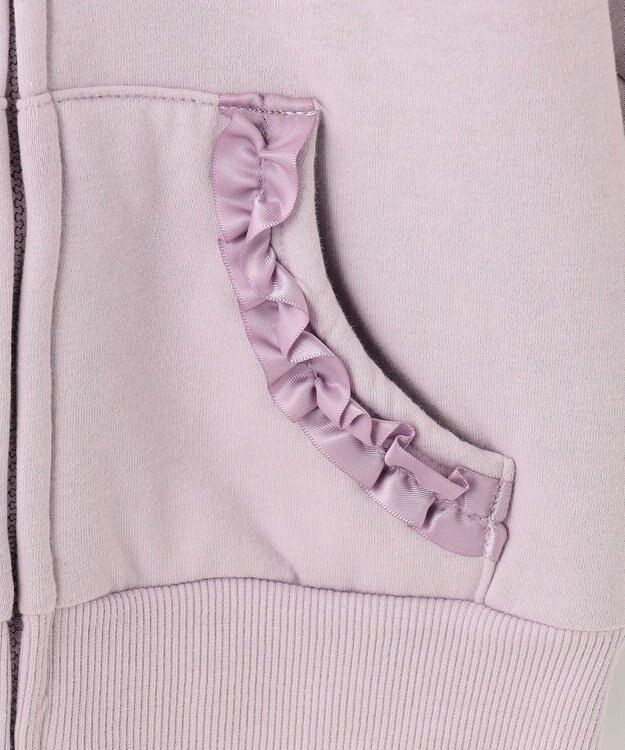 ANY KIDS 裏ボアボンディングブルゾン ラベンダー