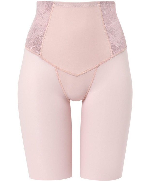 WACOAL ガードル 【肌リフト】 下半身のたるみをリフトアップ スリムなシルエット ロング丈 一枚ばき可能 レディース GRC424 /ワコール ピンクベージュ