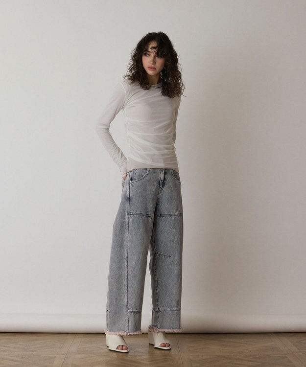 GRACE CONTINENTAL レイヤードカットトップ ホワイト