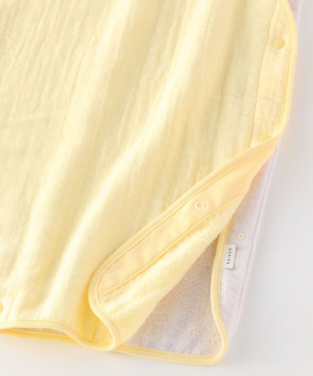 UCHINO マシュマロガーゼ&パイル　ベビースリーパー イエロー