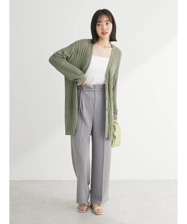 Green Parks カップ付き天竺インナー White