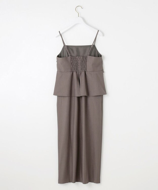 ANY SIS ビスチェワンピース × カットソー セット モカ