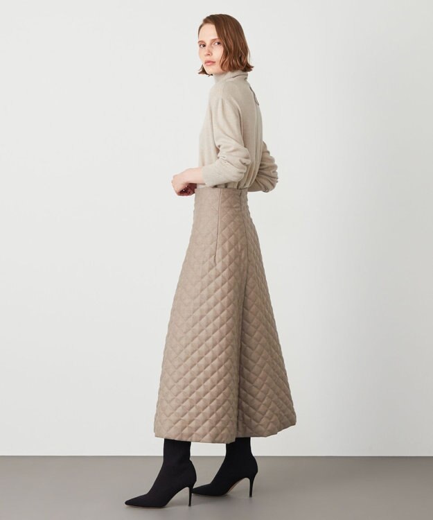 BEIGE， SAULTY / フレアスカート Taupe